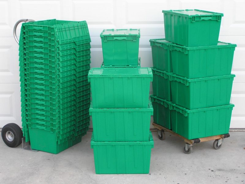 green boxes